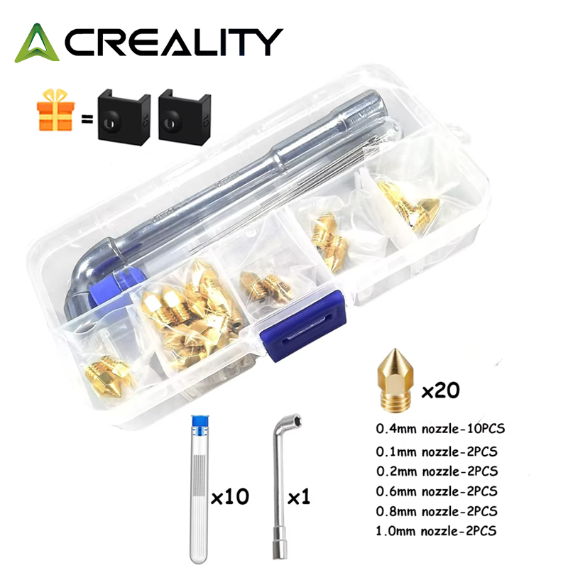 Creality Printer K1 - Creality 20 peças bocal de latão