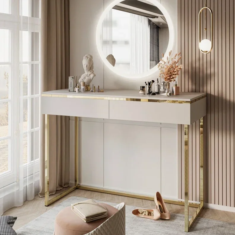 Z. A. Furniture - Z mobília do quarto estilo ouro