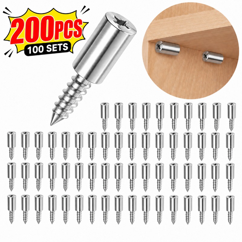 Shelf Peg Support - 5-100 Conjuntos de Parafusos Autoatarraxantes, Pinos