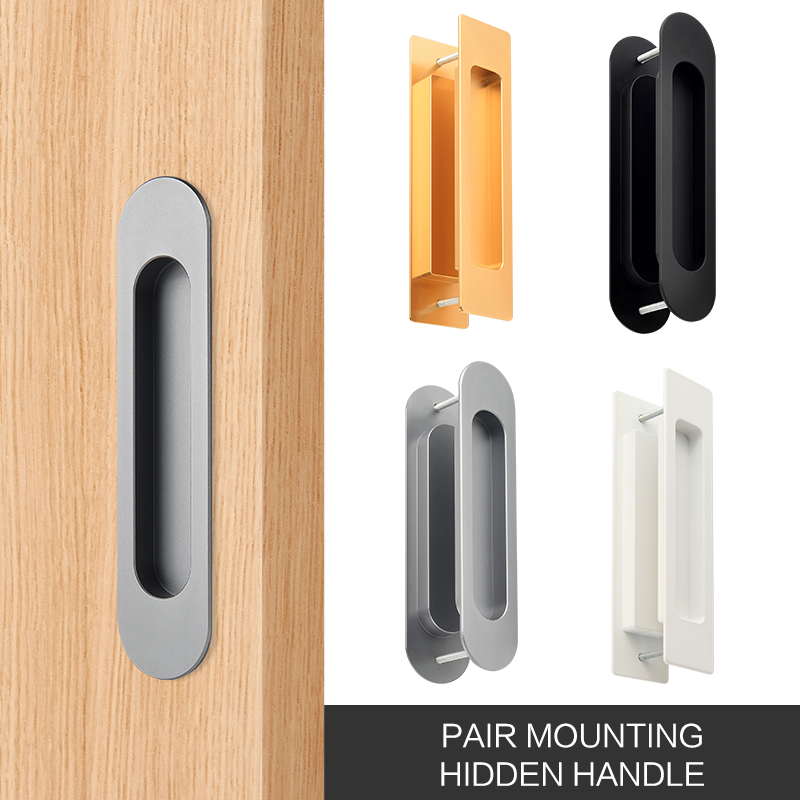 Z. A. Furniture - Puxadores embutidos embutidos para porta de