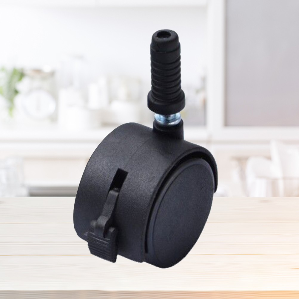 Rodízio giratório preto, 4 uni - Office Furniture Hardware avaliação e preço