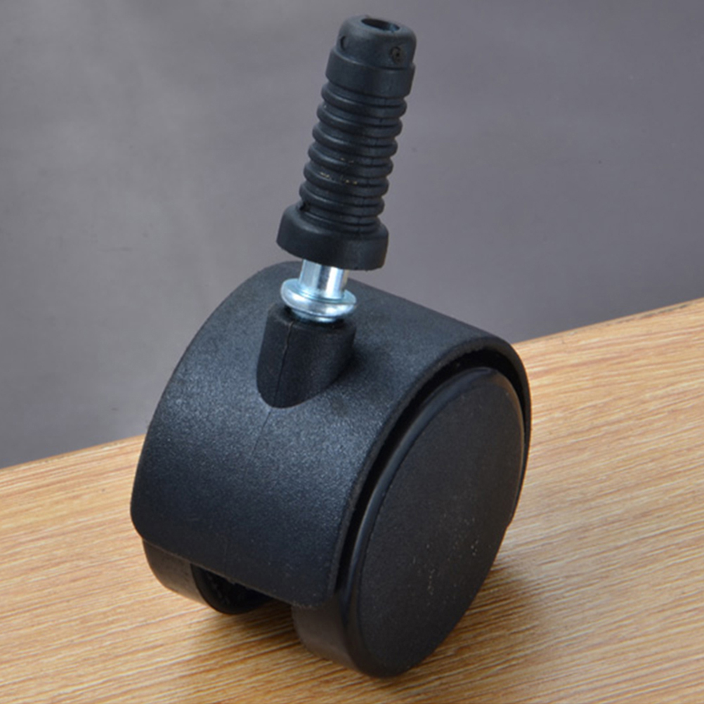 Rodízio giratório preto, 4 uni - Office Furniture Hardware avaliação e preço