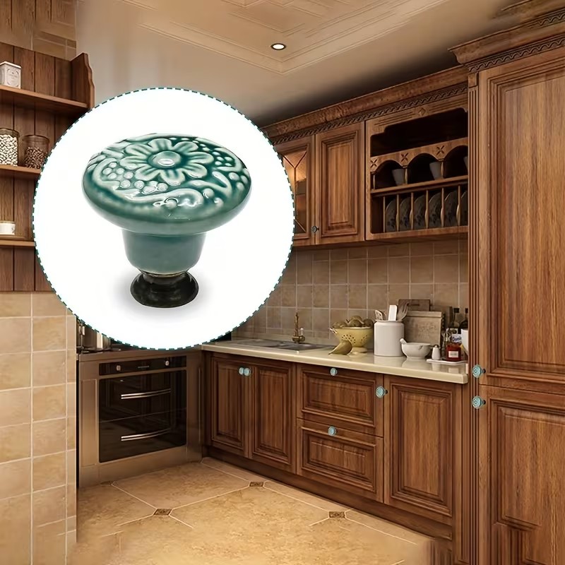 12 peças de puxadores de cerâm - Furniture Hardware Suppliers avaliação e preço