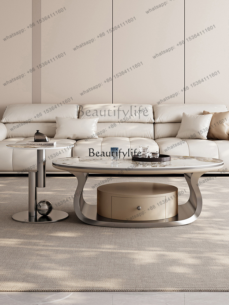z.Light mesa de centro oval de - Z. A. Furniture avaliação e preço