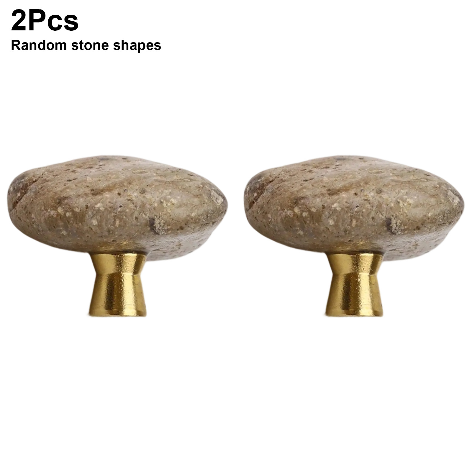 2 pçs único criativo pedra nat - Unique Furniture Hardware Pulls avaliação e preço
