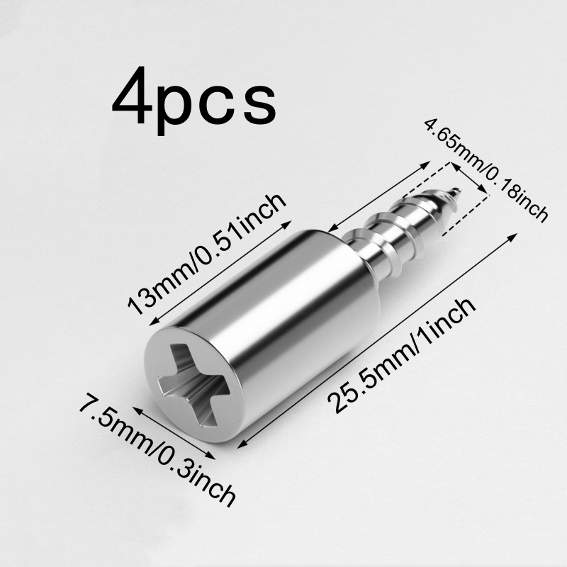 4 Peças de Suportes Metálicos  - Shelf Peg Support avaliação e preço
