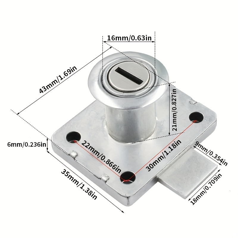 Fechadura de Gaveta para Armár - Office Furniture Hardware avaliação e preço